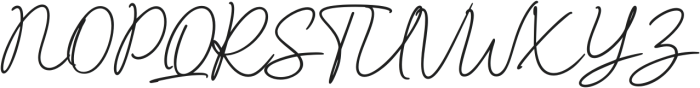 Meganoli Script Regular otf (400) Font UPPERCASE