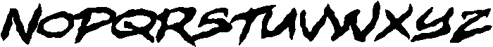 Meganors otf (400) Font UPPERCASE