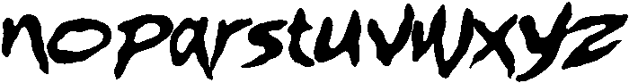 Meganors otf (400) Font LOWERCASE