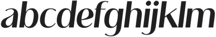 Megapolis Light Italic otf (300) Font LOWERCASE