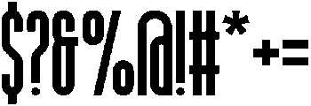 Megapolis otf (400) Font OTHER CHARS