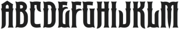 Megaroom Regular otf (400) Font LOWERCASE