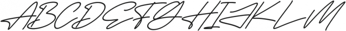 Megasta Signateria Signature Italic otf (400) Font UPPERCASE