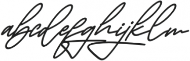 Megasta Signateria Signature Italic otf (400) Font LOWERCASE