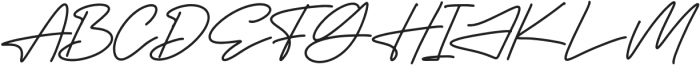 Megasta Signateria Signature otf (400) Font UPPERCASE