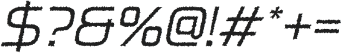 Megatrans Rough Italic otf (400) Font OTHER CHARS