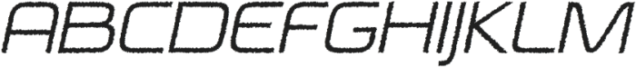 Megatrans Rough Italic otf (400) Font UPPERCASE