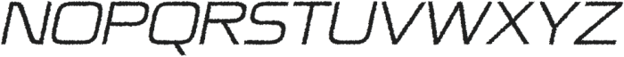 Megatrans Rough Italic otf (400) Font UPPERCASE