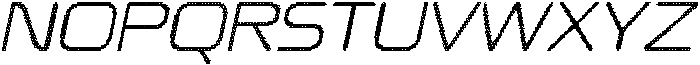 Megatrans Rounded Disco Italic otf (400) Font UPPERCASE