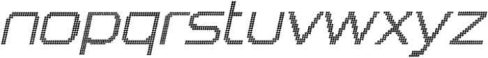 MegatransDisco-Italic otf (400) Font LOWERCASE