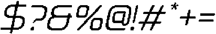 MegatransRoundedPixel-Regular otf (400) Font OTHER CHARS