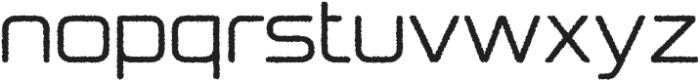 MegatransRoundedRough-Regular otf (400) Font LOWERCASE
