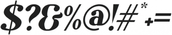 Megatura Italic ttf (400) Font OTHER CHARS