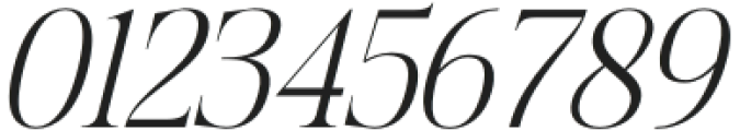 Megdira Italic otf (400) Font OTHER CHARS