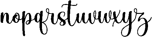 Meghan-Regular otf (400) Font LOWERCASE
