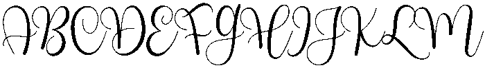 Meghan Regular otf (400) Font UPPERCASE