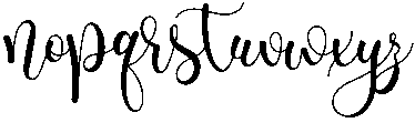 Meghan Regular otf (400) Font LOWERCASE