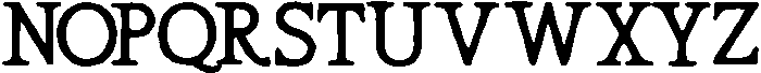 Megi ttf (400) Font UPPERCASE