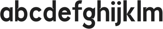 Megiar otf (400) Font LOWERCASE