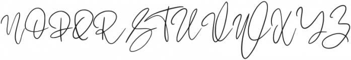 Megidame Signature Regular otf (400) Font UPPERCASE
