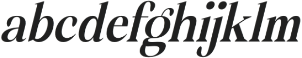Megihari Italic otf (400) Font LOWERCASE