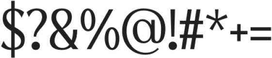 Megiko Light otf (300) Font OTHER CHARS