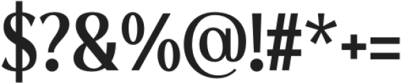 Megiko Medium otf (500) Font OTHER CHARS