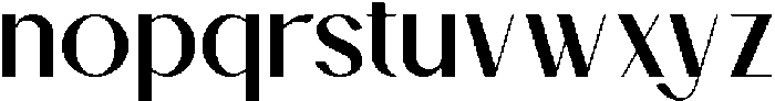 Megiko otf (400) Font LOWERCASE