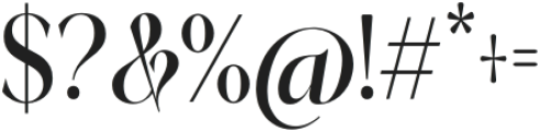 Megilona Condensed otf (400) Font OTHER CHARS