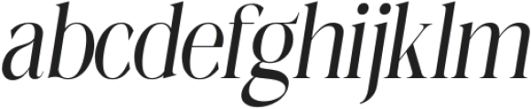 Megilona Light Condensed Slant otf (300) Font LOWERCASE