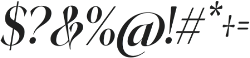 Megilona Medium Condensed Slant otf (500) Font OTHER CHARS