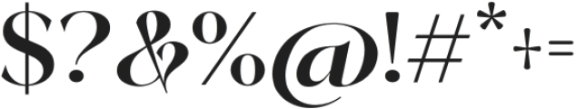 Megilona Medium otf (500) Font OTHER CHARS