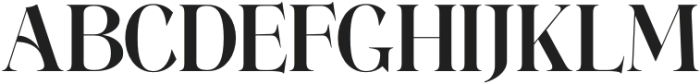 Megilona Medium otf (500) Font UPPERCASE