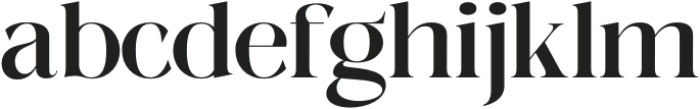 Megilona Medium otf (500) Font LOWERCASE