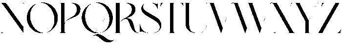 Megina Regular otf (400) Font UPPERCASE