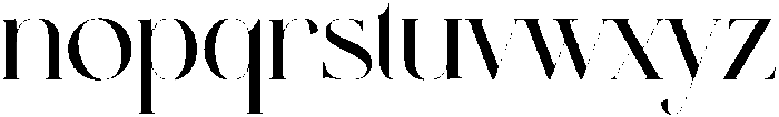 Megina Regular otf (400) Font LOWERCASE