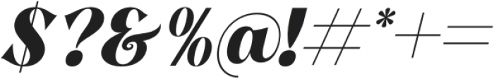 Megiska Italic otf (400) Font OTHER CHARS
