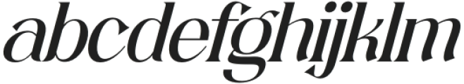 Megitran Carolinesh Serif Italic otf (400) Font LOWERCASE
