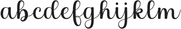 Megoha Regular otf (400) Font LOWERCASE