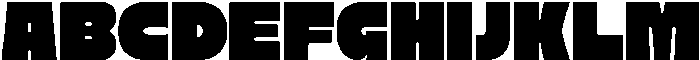 Megra Regular otf (400) Font UPPERCASE