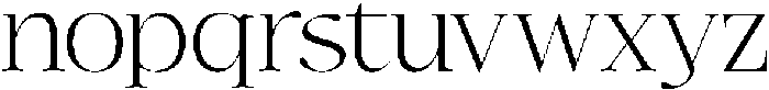 Megria otf (400) Font LOWERCASE