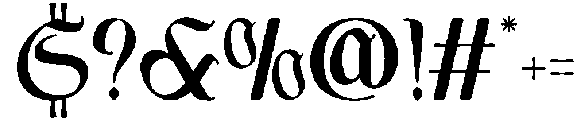 Megrok Regular otf (400) Font OTHER CHARS