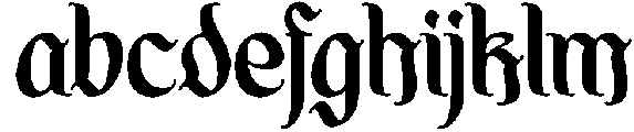 Megrok Regular otf (400) Font LOWERCASE