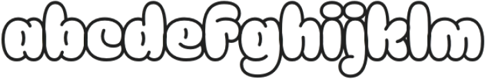 Meila Line Regular otf (400) Font LOWERCASE