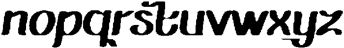 Mekaky Sands Regular otf (400) Font LOWERCASE