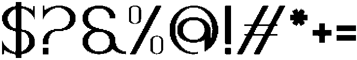 Mekchon Regular otf (400) Font OTHER CHARS
