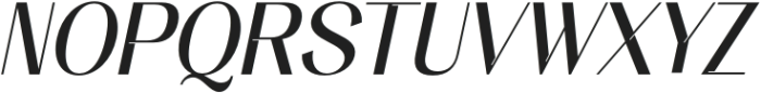 Meladishya Italic otf (400) Font UPPERCASE