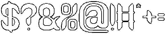 Melancholic Romance-Hollow otf (400) Font OTHER CHARS