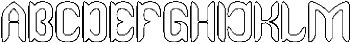 Melancholic Romance-Hollow otf (400) Font UPPERCASE