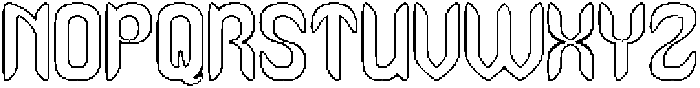 Melancholic Romance-Hollow otf (400) Font UPPERCASE